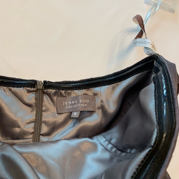 Jenny Yoo Strapless Dress in Dark Gray - Picture 5 of 12